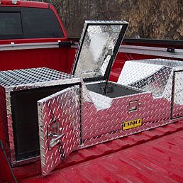 2 Door 1 Lid Full Size Aluminum 5th Wheel Truck Box Standard Duty