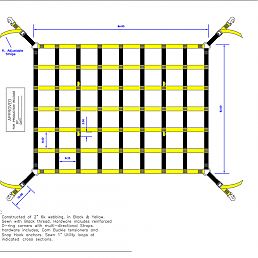 Hornet Pickup Truck & Trailer Cargo Net
