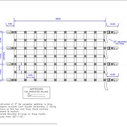 Work Truck Tailgate Net 95 x 42.5" 